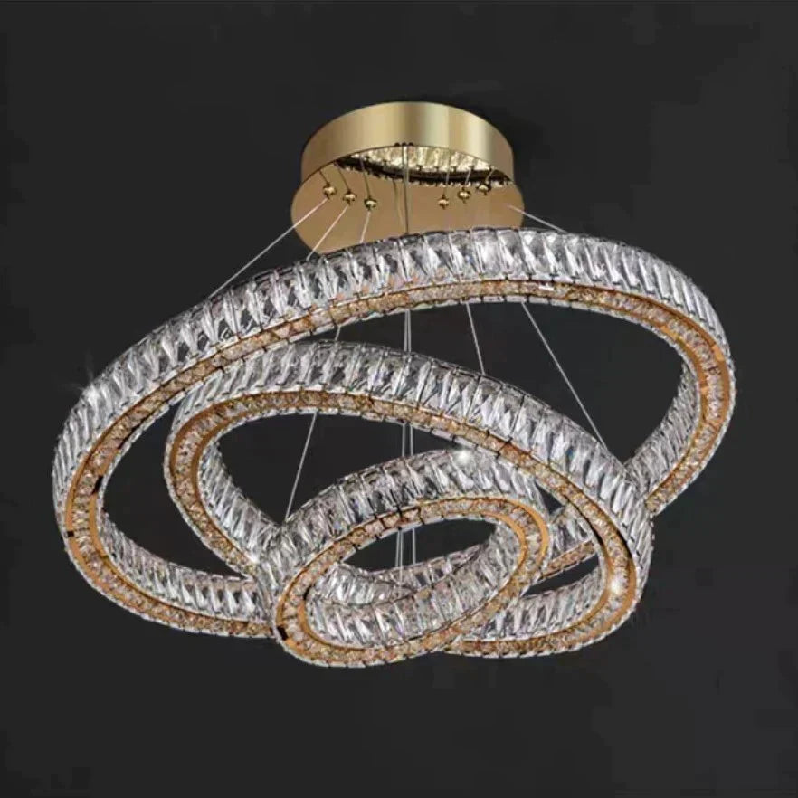 2/3/4/5/6/7/8/9-Rings Crystal Chandelier
