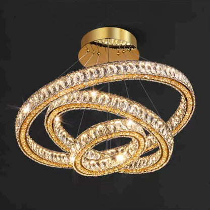 2/3/4/5/6/7/8/9-Rings Crystal Chandelier