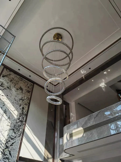 2/3/4/5/6/7/8/9-Rings Crystal Chandelier