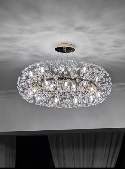 12/20/28-Light Luxury Dandelion Crystal Chandelier