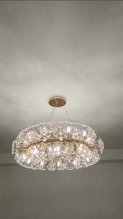 12/20/28-Light Luxury Dandelion Crystal Chandelier
