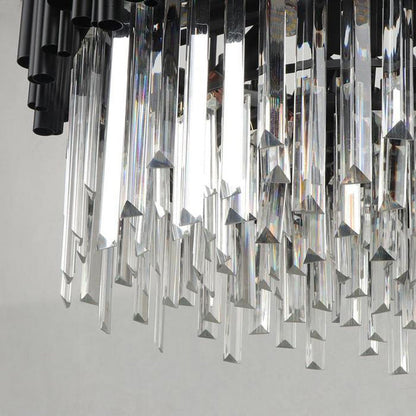 Blus Lighting Viol Crystal Round Chandelier
