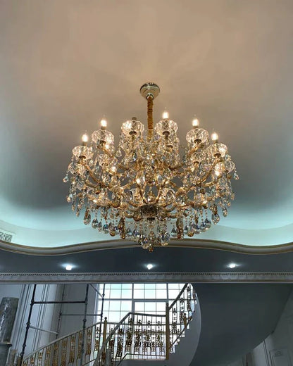 16/39-Light Candle Classic Crystal Chandelier