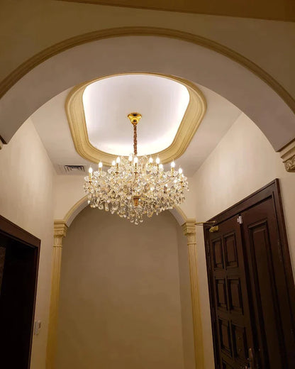 16/39-Light Candle Classic Crystal Chandelier