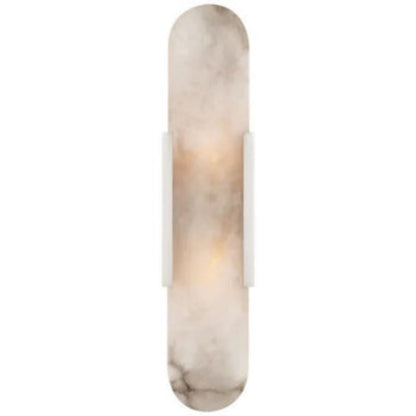 Alabaster Linear Wall Sconce ±ڵƵƾß rbrights 20"H*4.25"W Polished Nickel 