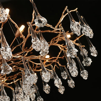 Anitra Modern Branch Chandelier Drop Flower D 31.5" chandeliers for dining room,chandeliers for stairways,chandeliers for foyer,chandeliers for bedrooms,chandeliers for kitchen,chandeliers for living room Rbrights   